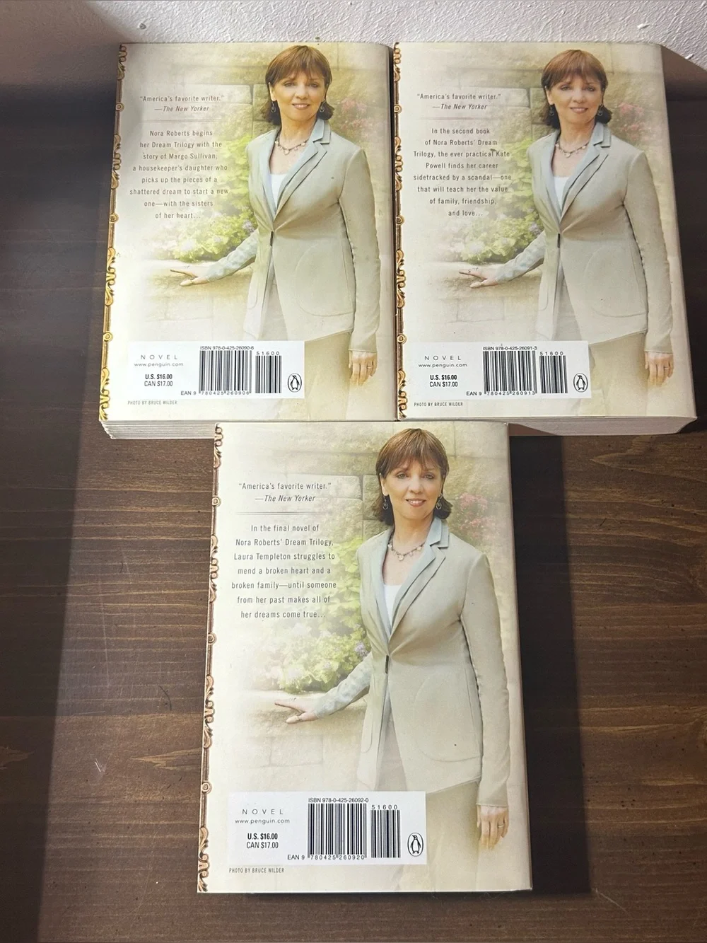 Nora Roberts The Dream Trilogy Books Set Set of 3